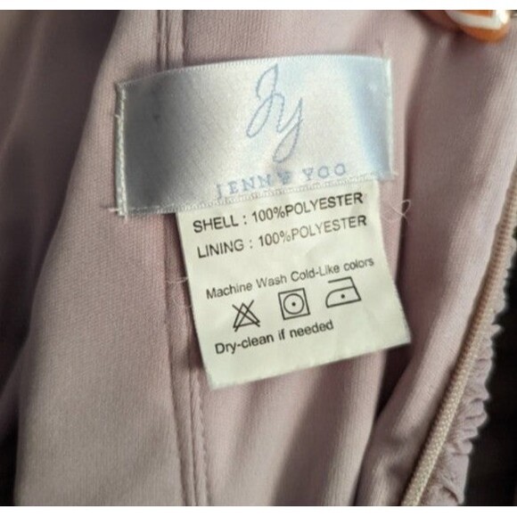 JY Jenny Yoo Size 6 Blush Mauve Pink Bridesmaid Formal Gown Prom Dress - Picture 6 of 7